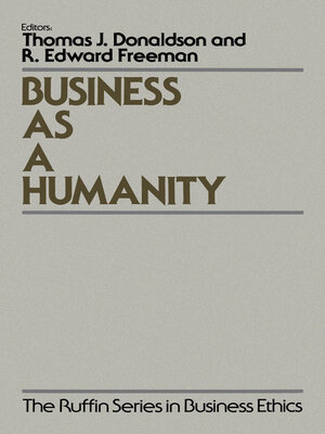 cover image of Business As a Humanity